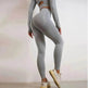 Seamless Yoga Pants Sports Gym Fitness Leggings Or Long Sleeve Tops Outfit - EX-STOCK Canada