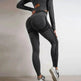 Seamless Yoga Pants Sports Gym Fitness Leggings Or Long Sleeve Tops Outfit - EX-STOCK Canada