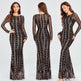 Sequins Women Maxi Dresses Long Sleeve Female Party Dresses EX-STOCK Canada 