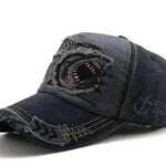 Shark Denim Cap Hip Hop Outdoor Snapback Baseball Caps - EX-STOCK Canada