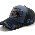 Shark Denim Cap Hip Hop Outdoor Snapback Baseball Caps - EX-STOCK Canada