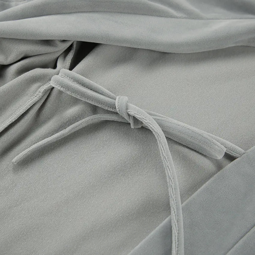 Short-sleeved Shorts Outerwear Gown Three-piece Pajamas For Women - EX-STOCK Canada