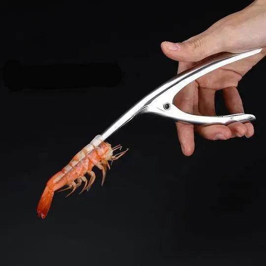 Éplucheur de crevettes Appareils de cuisine Portable Acier inoxydable Décortiqueur de crevettes Homard Fournitures de cuisine pratiques Couteaux de pêche Outils - EX-STOCK Canada