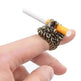 Silver Finger Ring Holder for Smoking - EX-STOCK Canada