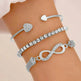 Simple Metal Multi-layer Bracelet Six-piece Set - EX-STOCK Canada