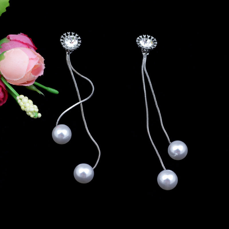 Simulated Pearl Drop Earrings EX-STOCK Canada 