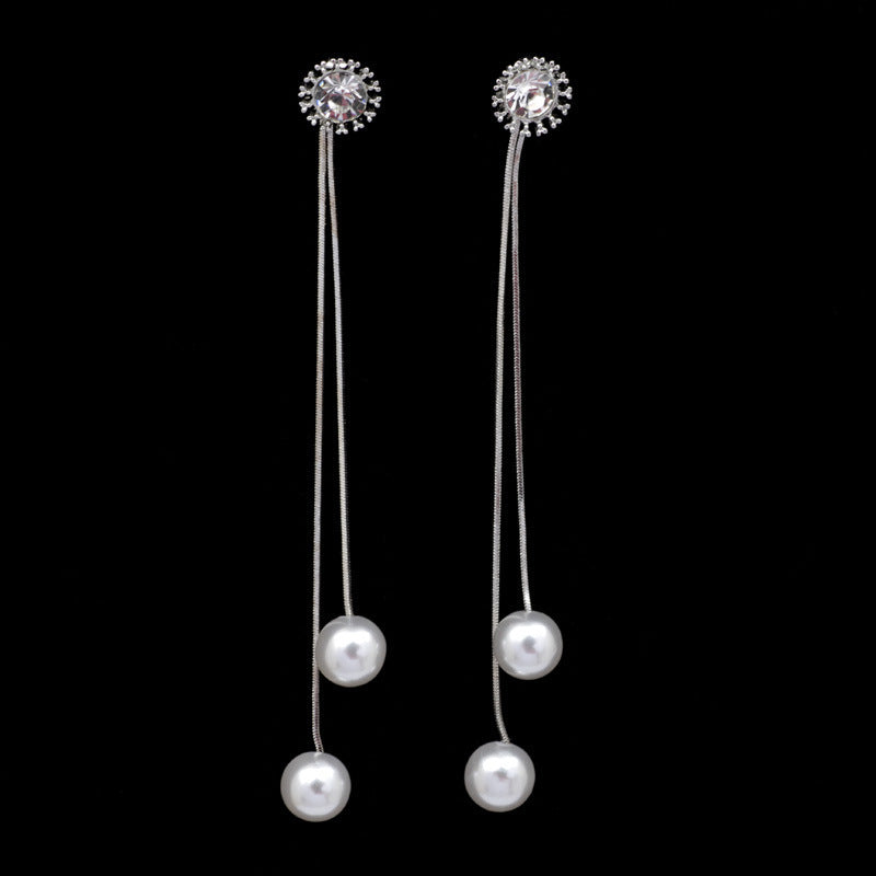 Simulated Pearl Drop Earrings EX-STOCK Canada 
