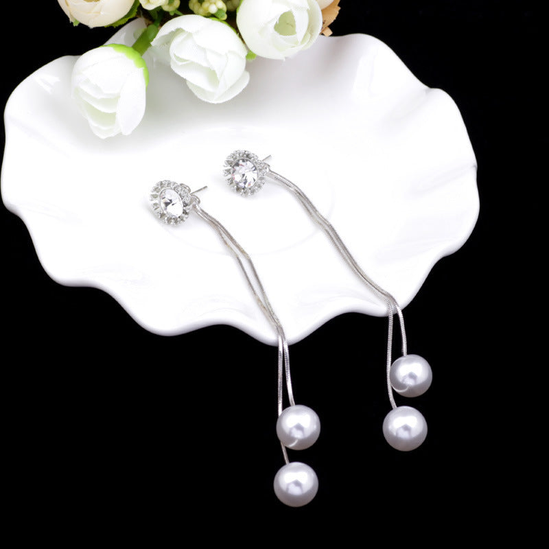 Simulated Pearl Drop Earrings EX-STOCK Canada 