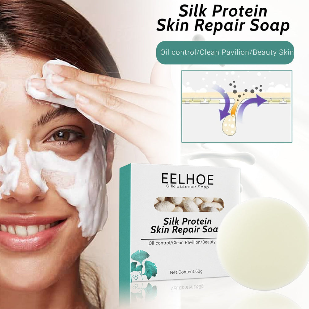 Skin Repair & Cleansing Silk Protein Mask Soap EX-STOCK Canada 