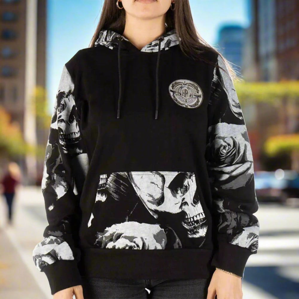 Sudadera con capucha Skull N' RosesEX-STOCK Canada 