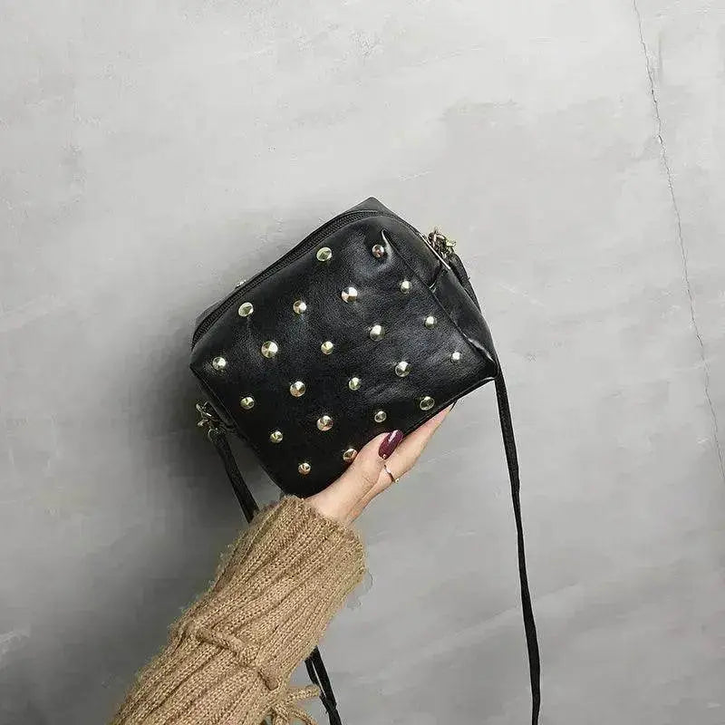 Small Bag Women New Fashion Messenger Bag Rivets - EX-STOCK Canada
