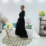 Small Hair Ball Arab Plus Size Dress - EX-STOCK Canada