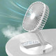 Small Portable Air Conditioning Appliances Foldable Electric Fan USB Rechargeable Desktop Fans - EX-STOCK Canada
