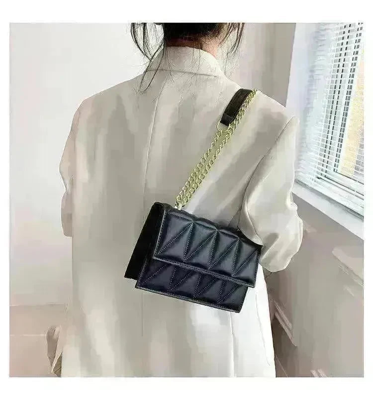 Small Square Bags Fashion Chain Crossbody Shoulder Handbag - EX-STOCK CANADA