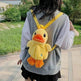 Small Yellow Duck Children's Backpack Girl Decoration Bag Plush - EX-STOCK Canada
