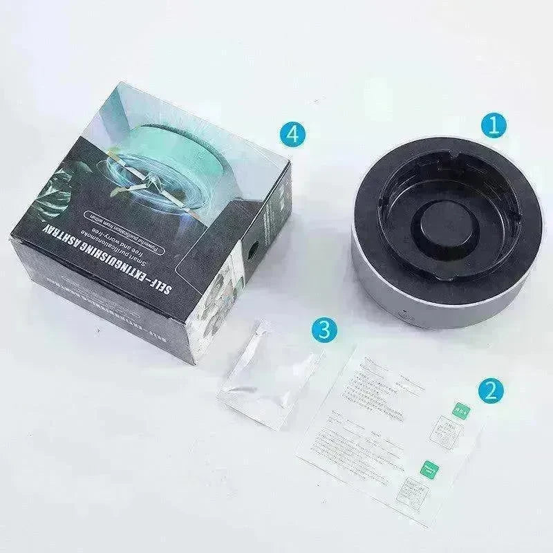 Smoke Removal Air Purification Ashtray Anion Purification Practical Automatic Purifier Ashtray Portable Gadgets For Car Ashtray - EX-STOCK CANADA