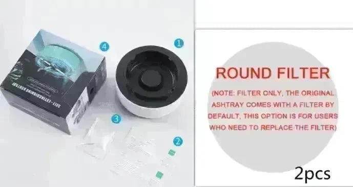 Smoke Removal Air Purification Ashtray Anion Purification Practical Automatic Purifier Ashtray Portable Gadgets For Car Ashtray - EX-STOCK CANADA
