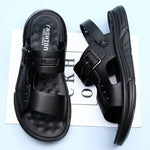 Soft Leather Men's Casual Beach Shoes Latex Pad  EX-STOCK CANADA