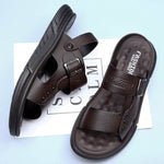 Soft Leather Men's Casual Beach Shoes Latex Pad  EX-STOCK CANADA