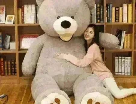 Soft Leather Shell Giant Teddy Bear Plush Toy - EX-STOCK CANADA