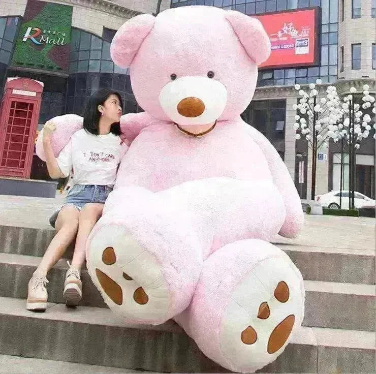 Soft Leather Shell Giant Teddy Bear Plush Toy - EX-STOCK CANADA