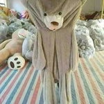 Soft Leather Shell Giant Teddy Bear Plush Toy - EX-STOCK CANADA