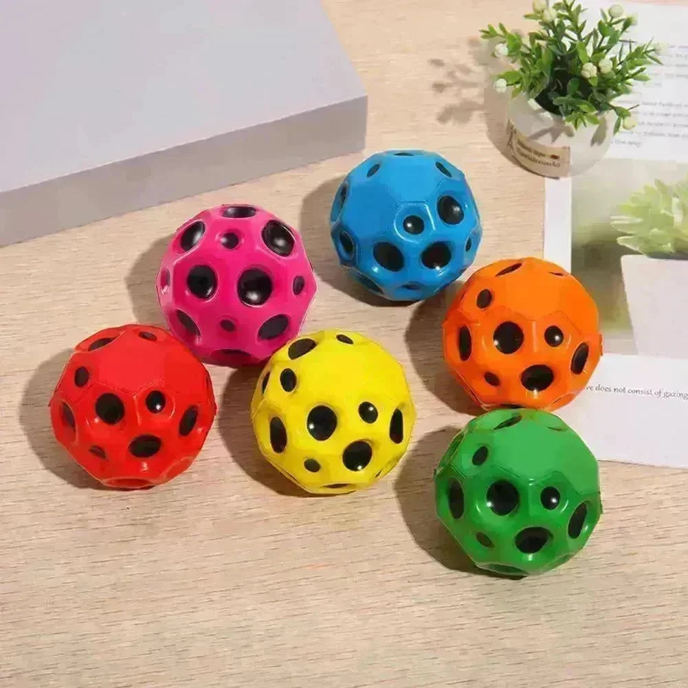Soft Moon Shape Bouncy Ball for Kids: Anti-fall, Indoor/Outdoor Toy - EX-STOCK CANADA