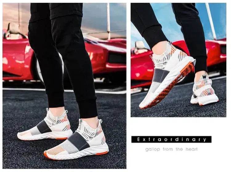Soft-soled Breathable Shoes Men's Korean Style Trendy Sneakers - EX-STOCK Canada