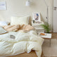 Solid Color Four Piece Lace Edge Duvet Cover EX-STOCK Canada 