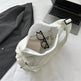 South Korea Ins Girl's Fashionable Cloud Puff Flower Shoulder Bag - EX-STOCK Canada
