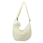 South Korea Ins Girl's Fashionable Cloud Puff Flower Shoulder Bag - EX-STOCK Canada