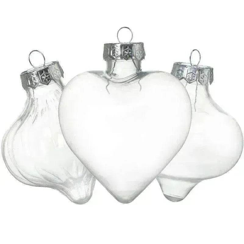 Special shaped Transparent Christmas Plastic Ball Bulb Modeling Props - EX-STOCK Canada