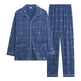 Spring And Autumn Loose Men's Pajamas Suit  EX-STOCK CANADA