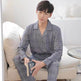Spring And Autumn Loose Men's Pajamas Suit  EX-STOCK CANADA