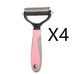 Stainless Double-sided Pet Brush Hair Removal Comb Grooming Dematting Dog Grooming Shedding Tools EX-STOCK Canada 