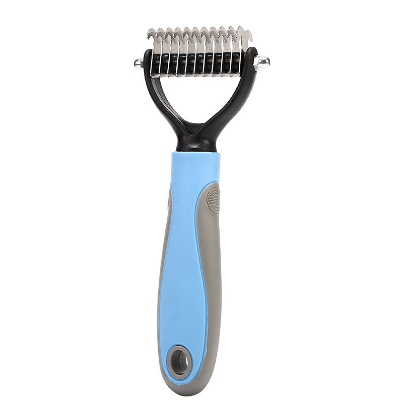 Stainless Double-sided Pet Brush Hair Removal Comb Grooming Dematting Dog Grooming Shedding Tools EX-STOCK Canada 