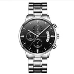 Stainless Steel Business Waterproof Quartz Watch for Men - EX-STOCK Canada