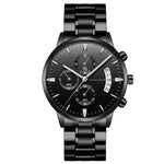 Stainless Steel Business Waterproof Quartz Watch for Men - EX-STOCK Canada