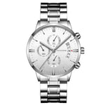 Stainless Steel Business Waterproof Quartz Watch for Men - EX-STOCK Canada