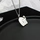Stainless Steel Cute Ghost Couple Necklace Kawaii Animal Cat Pendant Necklace Lovers Friendship Jewelry Gifts - EX-STOCK Canada