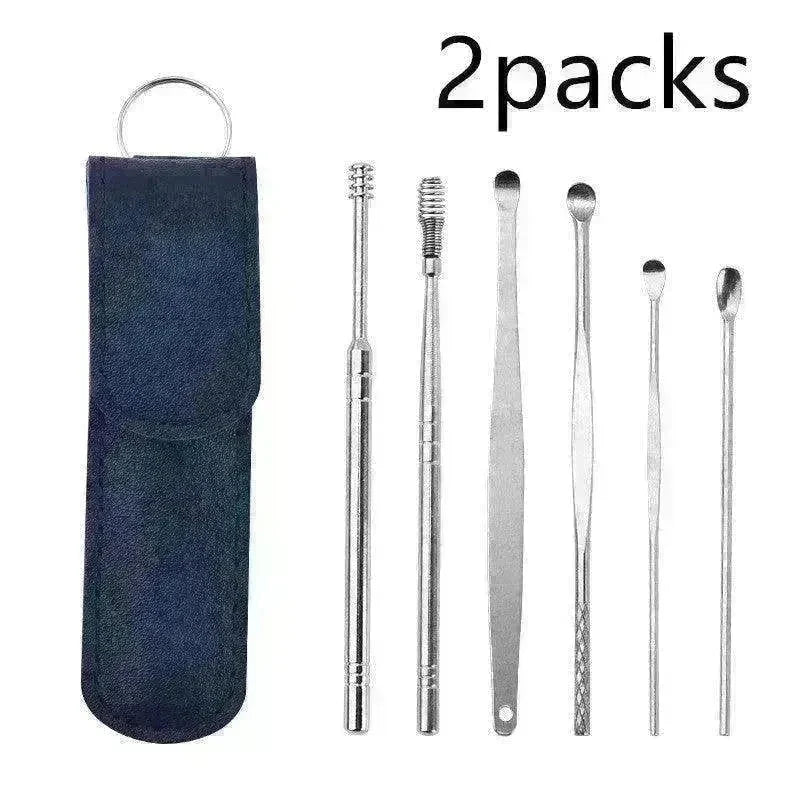 Stainless Steel Ear Pick Double-head Spiral Ear Pick - EX-STOCK CANADA