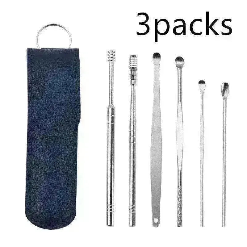 Stainless Steel Ear Pick Double-head Spiral Ear Pick - EX-STOCK CANADA
