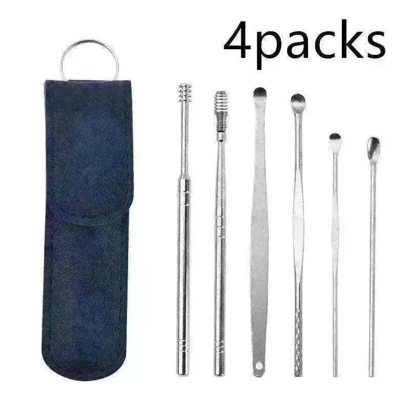 Stainless Steel Ear Pick Double-head Spiral Ear Pick - EX-STOCK CANADA