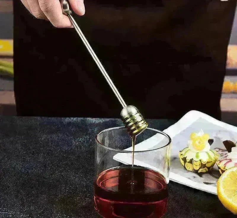 Stainless Steel Honey Spoon Long-handled Stirring Rod Supplies - EX-STOCK CANADA