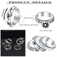 Stainless Steel Rotatable Elegant & Relieve Anxiety Rings - EX-STOCK CANADA