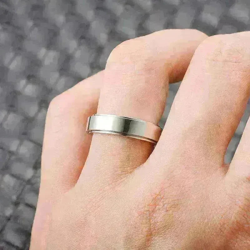 Stainless Steel Rotatable Elegant & Relieve Anxiety Rings - EX-STOCK CANADA