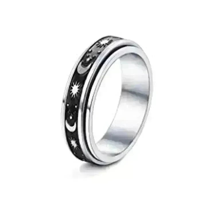 Stainless Steel Rotatable Elegant & Relieve Anxiety Rings - EX-STOCK CANADA
