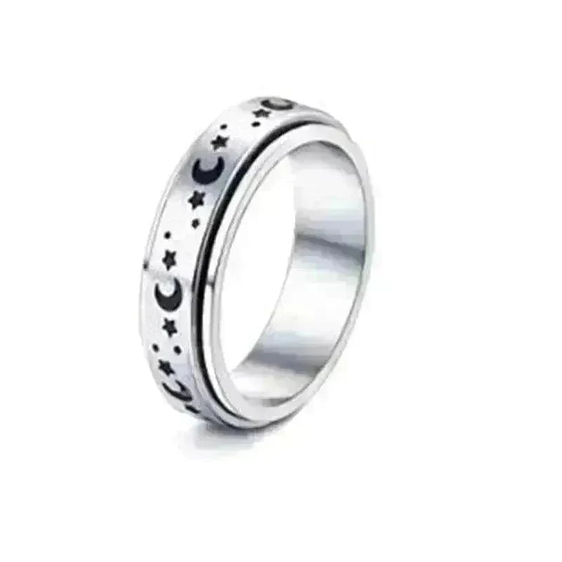 Stainless Steel Rotatable Elegant & Relieve Anxiety Rings - EX-STOCK CANADA
