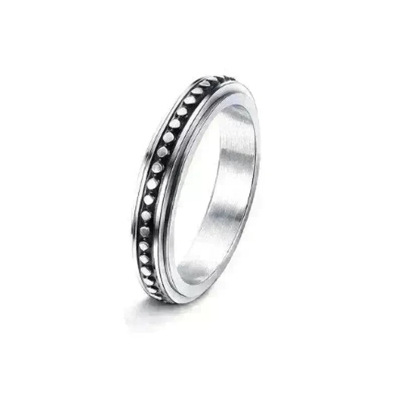 Stainless Steel Rotatable Elegant & Relieve Anxiety Rings - EX-STOCK CANADA