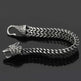 Stainless Wolf Head Chain Bracelet: Wholesale Fashion Gift - EX-STOCK CANADA